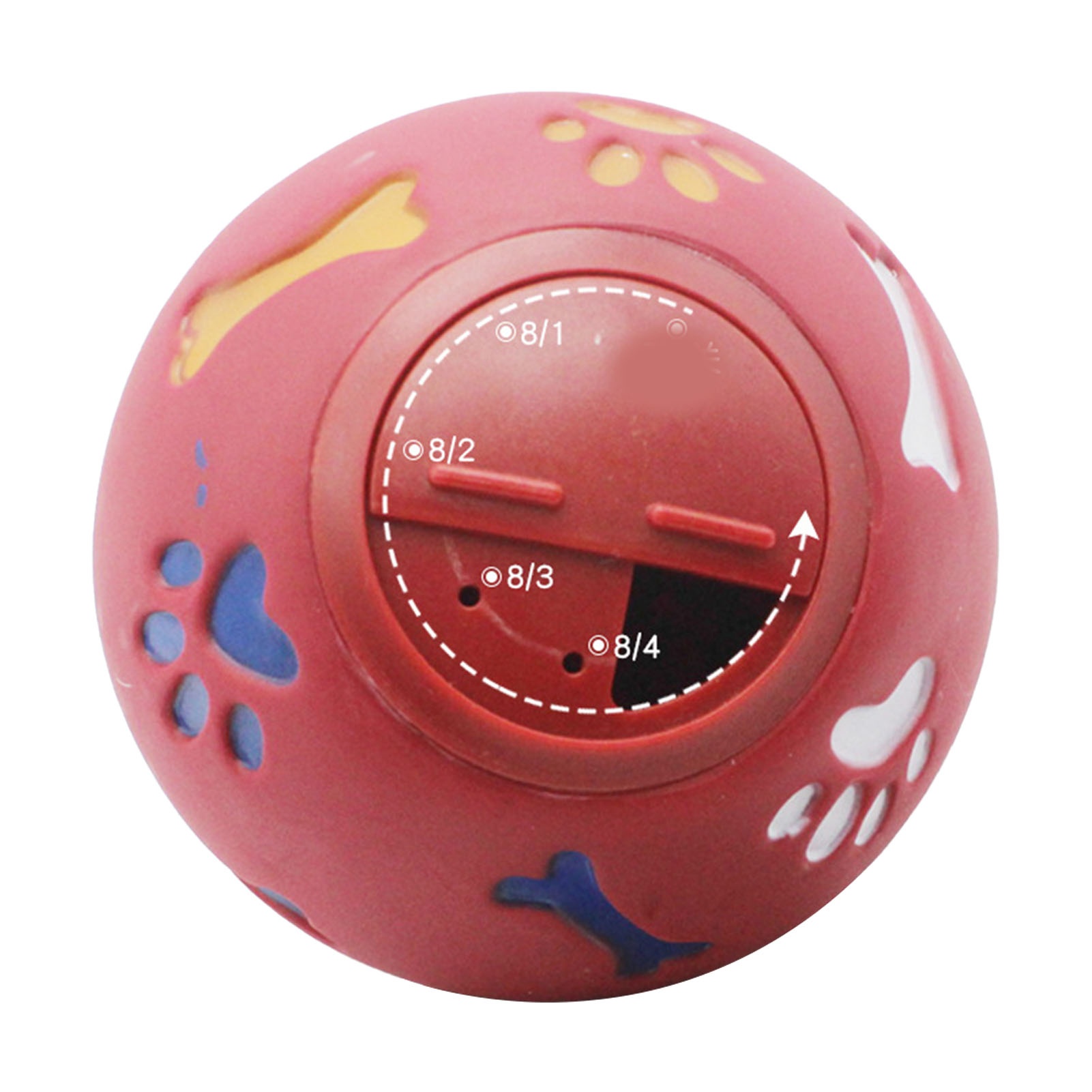 Rubber Treat Dispensing Dog Toy - Bola Dispensadora de Petiscos para Cães,