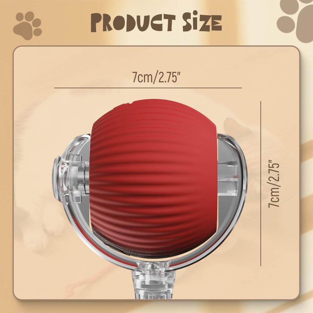 Automatic Moving Dog Ball - Bola Interativa para Cães 2026, Brinquedo