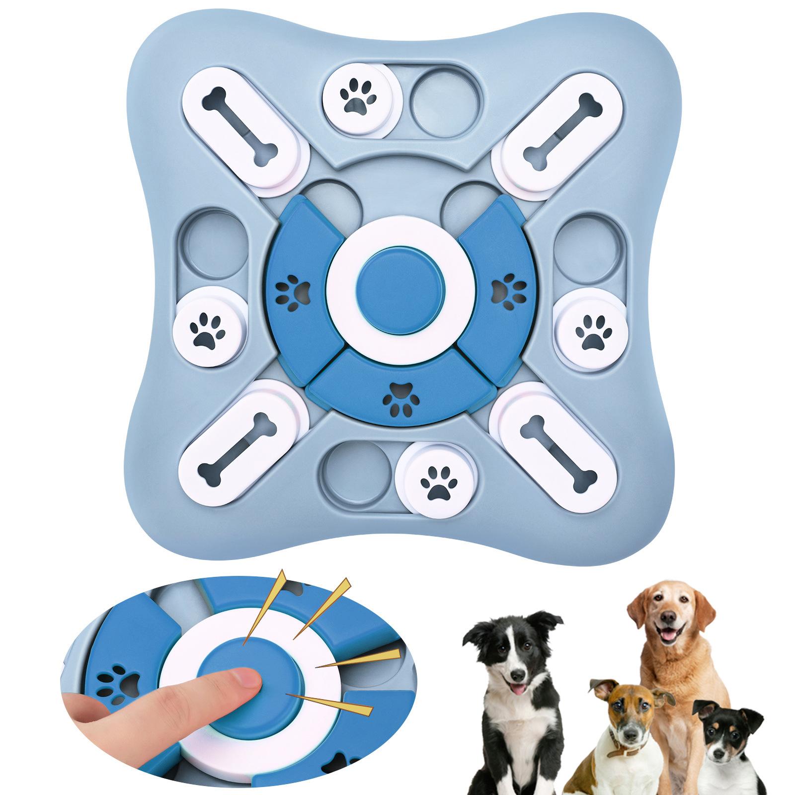 Dog Puzzle Feeder Toy - Brinquedos para cães alimentador lento interativo