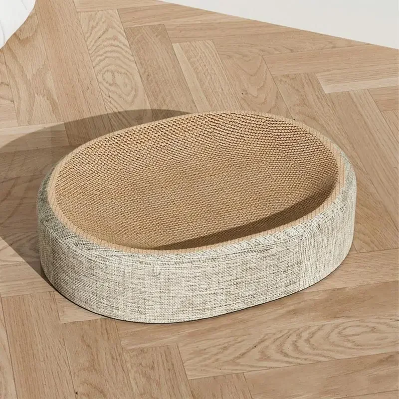 Arranhador oval para gatos, co - Pet Beds avaliação e preço