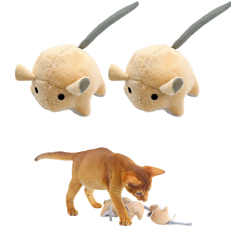 Brinquedos de Rato de Catnip d - Catnip Interactive Plush Mouse avaliação e preço