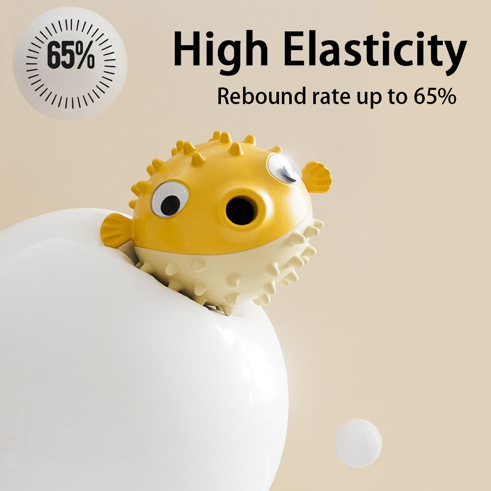 Brinquedos para cães com peixe - Rubber Treat Dispensing Dog Toy avaliação e preço