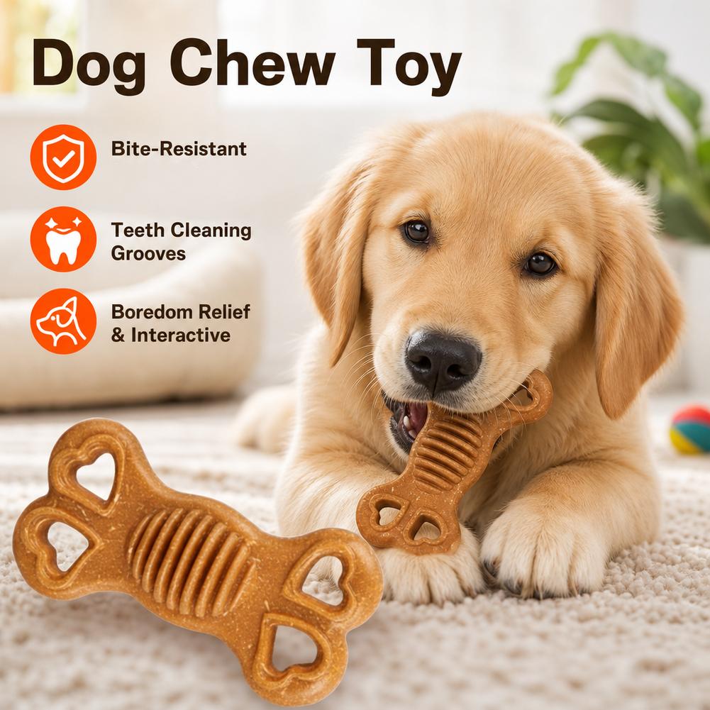 Brinquedo de mastigar para cãe - Teeth Cleaning Dog Chew Bone avaliação e preço