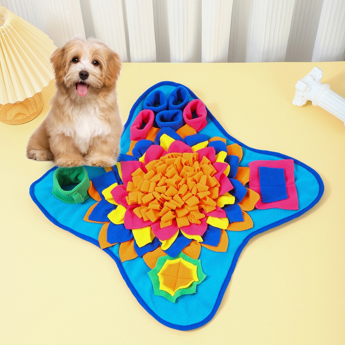 Boa esteira de ripa para anima - Dog Puzzle Feeder Toy avaliação e preço