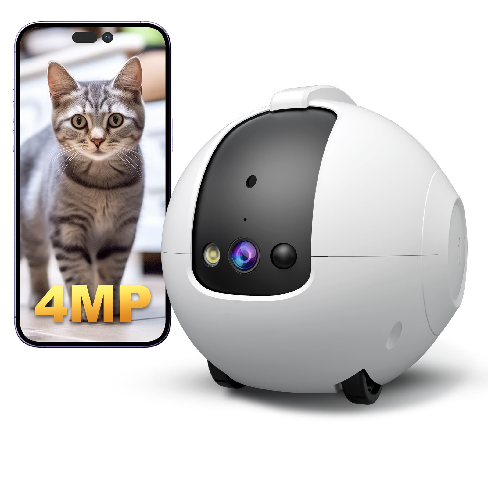 Câmera robô para animais de es - Cat Toys avaliação e preço