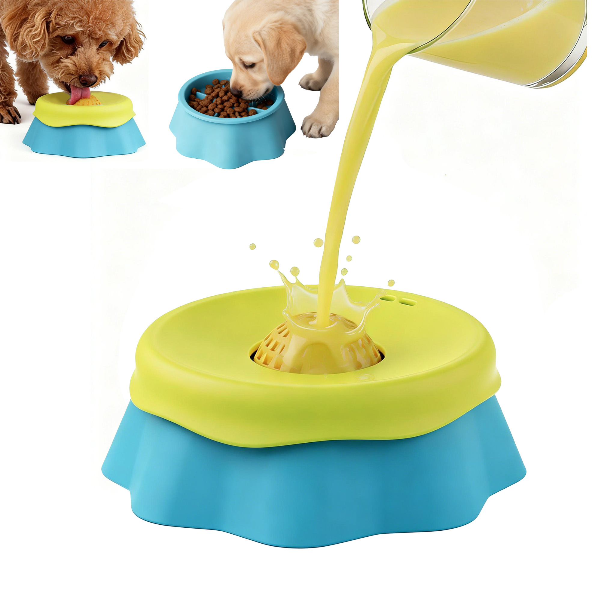 Tigela Interativa para Cães co - Interactive Squeaky Plush Dog Toy avaliação e preço